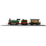 Lego CITY Vintage Steam Train 60511, 575 elementi, 5 minifiguuri, 7+ aastat
