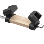 Silicon Power DS72 USB m&auml;lupulk SP001TBUC3S72VPG, 1 TB, USB 3.2 Gen 2, A-t&uuml;&uuml;pi, C-t&uuml;&uuml;pi, 1050 MB/s, 256-bitine AES