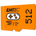 Emtec MicroSDXC 512GB UHSI U3 V30 A2 Gaming Orange