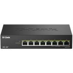 D-Link DMS-108P/E kommutaator, 8 porti 2.5G, haldamata, PoE++, 230W, 40 Gbit/s, IGMP snooping, ventilaatorita