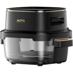 MOVA AF20 Pro &otilde;hufrit&uuml;&uuml;r, 1700W, 4L+2.5L, 40-185&deg;C, 8 programmi, LED-ekraan, harjadeta mootor, must