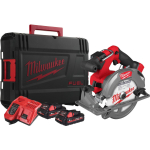 Milwaukee M18 FCS552-302X Ketassaag, 18V, 3Ah, 165mm, 57mm, 44mm, 50&deg;, 6000rpm, harjadeta, LED, tolmuadapter, kast, 2 akut