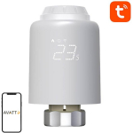 Avatto TRV07 nutikas termostaadi radiaatoriklapp, Zigbee 3.0, TUYA, 0-50&deg;C, LCD, 3xAA, valge