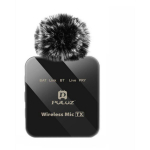 Puluz PU647B juhtmevaba mikrofon, Lightning, 10m, 20Hz-20kHz, 300mAh, 12h, USB-C, must