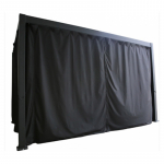 Kardinasiinid varikatusele MIRADOR 3x3m 19460, must pol&uuml;ester / 4tk 19466 HOME4YOU