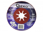 Geko j&auml;me teraga kiuddisk 125mm G78700, 125mm, 22,2mm, 40, 12200rpm, Silikoonkarbiid, K&otilde;va kiud
