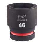SHOCKWAVE&trade; IMPACT DUTY TRIECIENIZTURĪGAS UZGRIEŽŅU MUCIŅAS, 46 MM 1" IMPACT SOCKET STD - 1PC, 4932480418 MILWAUKEE