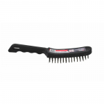 Tērauda stieples rokas birste, 270mm, 3 rindas, ergonomisks ABS rokturis, AW55010, AWTOOLS