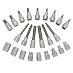Bitu ligzdu modulis 1/2", STANLEY, STMT1-74176, 24 daļas, izturīgs hrom-vanādija tērauds