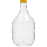 Dama 5 L PET demijohn kruvikorgiga BROWIN 640216, 5.0 L, 34.5 cm, 17.5 cm, 0.148 kg