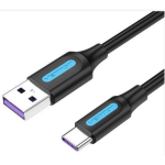 Vention USB 2.0 A isane C isane 1.5m must CORBG, 5A, 480Mbps