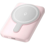 Vention Power Bank FHSP0 5000mAh, 3.7V, 1x USB Type-C, 3A, roosa, automaatne magnetlaadimine, sisseehitatud alus