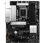 Asrock Emaplaat B860 ROCK WIFI 7, 8+1+1+1+1 v&otilde;imsuse faasid, 4 x DDR5 DIMM, 1 PCIe 5.0 x16, 1 HDMI, 7.1 CH heli, 802.11be Wi-Fi 7