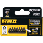 Dewalt l&ouml;&ouml;ktrelli bitide komplekt DT70808-QZ 25mm PH1 x2, PH2 x3, PH3 x2, 7 tk, Plastikkarp, Taaskasutatav pakend