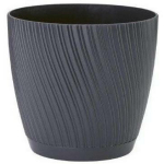 Form Plastic Lillepott 4361086, &Oslash; 17 cm, k&otilde;rgus 16 cm, pol&uuml;prop&uuml;leen, koos alusega, drenaažiauk