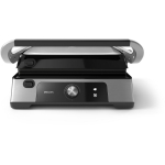 Philips Kontakt elektriline grill HD6301/90, 2200 W, must, eemaldatav plaat, reguleeritav temperatuur, 180&deg; avamine