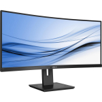 Philips B Line 346B1C/00, 34", VA, WQHD, 21:9, 100 Hz, 5 ms, 3440 x 1440, 300 cd/m&sup2;, 1 HDMI, must, KVM l&uuml;liti, USB keskjaam