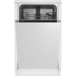 BEKO DIS35026 | Built-in | Width 45 cm | Number of place settings 10 | Number of programs 5 | Energy efficiency class E | Display | White