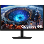 Samsung Odyssey G8 monitor LS27HG806EFXEN, 27", QHD, 360 Hz, 1 ms, 5120 x 2880, 350 cd/m&sup2;, 2xHDMI, USB 3.2 keskpunkt