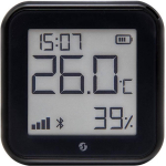 Shelly H&T Gen3 niiskuse ja temperatuuri andur H&Tgen3Matteblack, 0-40&deg;C, 30-70% RH, Wi-Fi, Bluetooth 4.2
