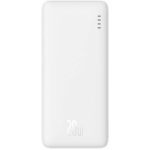Baseus Airpow akumulator PPQD090002, 10000mAh, 20W, 5V 2.4A, 9V 2A, 12V 1.5A, USB-C 3A kaabel