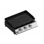 Black Decker BXOP7350E gaasigrill, ES9340070B, 3 tsooni, 2450 W, roostevaba teras, must, h&otilde;be