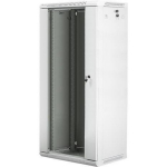 Lanberg Seinale Paigaldatav Rack WF01-6427-10S, 600mm, 27U, 60kg, IP20, klaasuks, 2 ventilaatori pesa, 4 vertikaalset riba
