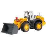 Bruder teerull L574 BR-02430, 1:16, kollane, must, valge, liigendiga rool, kallutatav &auml;mbers, avanev mootori kate