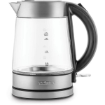 Zelmer Veekeetja ZCK8013 71507063P, 2200 W, 1.7 l, roostevaba teras/must, peidetud k&uuml;tteelement, LED valgustus, 360&deg; p&ouml;&ouml;ramine