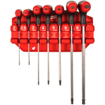 Milwaukee 4932498677 kuuskantv&otilde;tmete komplekt, 7 tk, kuulotsik, T-STRIKE, magnetiline alus, 0.87kg