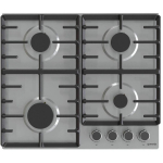 Gorenje G642ABX gaasipliit, 60cm, 4 tsooni, roostevaba teras, malmist restid, elektrooniline s&uuml;&uuml;de, 220-240V