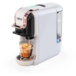 HiBREW H2B valge kapslikohvimasin, 19 bar, 1450 W, 0.6 l, 7 intensiivsuse taset, &uuml;hilduv Nespresso, Dolce Gusto, Kcup, E.S.E.