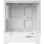 DarkFlash C365 WHT NoF arvuti korpus, mini torn, valge, 270&deg; panoraam, 7 ventilaatorit, E-ATX/ATX/M-ATX/ITX, 330mm GPU, 170mm CPU
