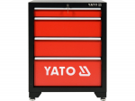Yato T&ouml;&ouml;riistakapp YT-08933, 660x457x863 mm, terasest plaat, 4 sahtlit, 2 v&otilde;tit, reguleeritavad jalad