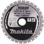 Saeketas 136x20x1,5 30T, 0&deg;, DCS550 B-10615 Makita