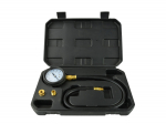 Eļļas spiediena mērītājs, metāla manometrs 75mm, 0-7 bāri, 3 adapteri, G02505, GEKO
