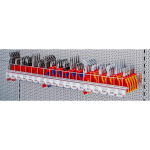 Uzgriežņu turētājs 18 x 6 uzgriežņiem, KNIPEX, 00 19 34 7, izmēri: 210 x 80 mm