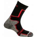 Zeķes Pamir, izmērs: XL, Black/Red, 8424752730022 MUND