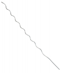 Tomātu atbalsta stabs 200cm, BRADAS, TYS06200, spirāles forma, cinkota tērauda