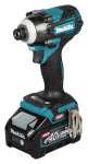Triecienskrūvgriezis MAKITA TD004GZ 1/4", 230Nm, bezsuku motors, 40V, korpuss
