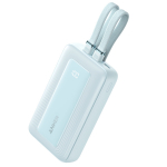 Kompaktne ja praktiline premium-klassi v&auml;line akupank 4 pesaga USB Lightning 2 &times; USB-C 10000 mAh 30 W sinine A1680031 Anker Zolo