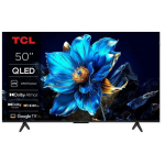 Tcl teler 50T69C 50" 4K Ultra HD, LCD, PPI 3400, 3 HDMI, 1 USB, Wi-Fi, nutikas TV, must