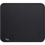 Trust hiirepad 24743, 250 mm, 210 mm, 3 mm, must, monokroomne, PET, kumm, &otilde;mmeldud servad