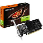 Gigabyte Videokaart GV-N1030D4-2GL, 2 GB GDDR4, 64 bit, 2100 MHz, 4096 x 2160, HDMI 2.0b, DVI-D, 1 ventilaator