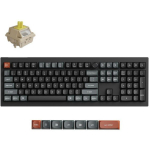 Keychron klaviatuur V6U-D4 8000 Hz, Bluetooth 5.3, RGB LED, 4000 mAh, 660 h aku t&ouml;&ouml;aeg, PBT klahvid