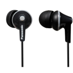 Panasonic Juhtmega k&otilde;rvaklapid RP-HJE125E-K, 1.1m, 10.7mm, 10-24000Hz, 16&Omega;, 97dB, 3 k&otilde;rvapatja, must