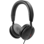 Dell | Pro Wired On-Ear Headset | WH5024 | Built-in microphone | USB Type-A | ANC | Black