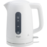 Adler Veekeetja AD 1379w, 2200 W, 1.7 L, Pol&uuml;prop&uuml;leen, 360&deg; p&ouml;&ouml;ratav alus, Valge