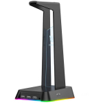 Onikuma k&otilde;rvaklappide statiiv ST-2B RGB, 384g, <250mA, 3xUSB2.0, 3.5mm, RGB valgustus, 1.5m kaabel