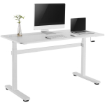 Maclean istu-seisa k&auml;sitsi reguleeritav laud ER-401W, 70-117cm, 140x60cm, 40kg, reguleeritav tugi, komplektis montaažitarvikud